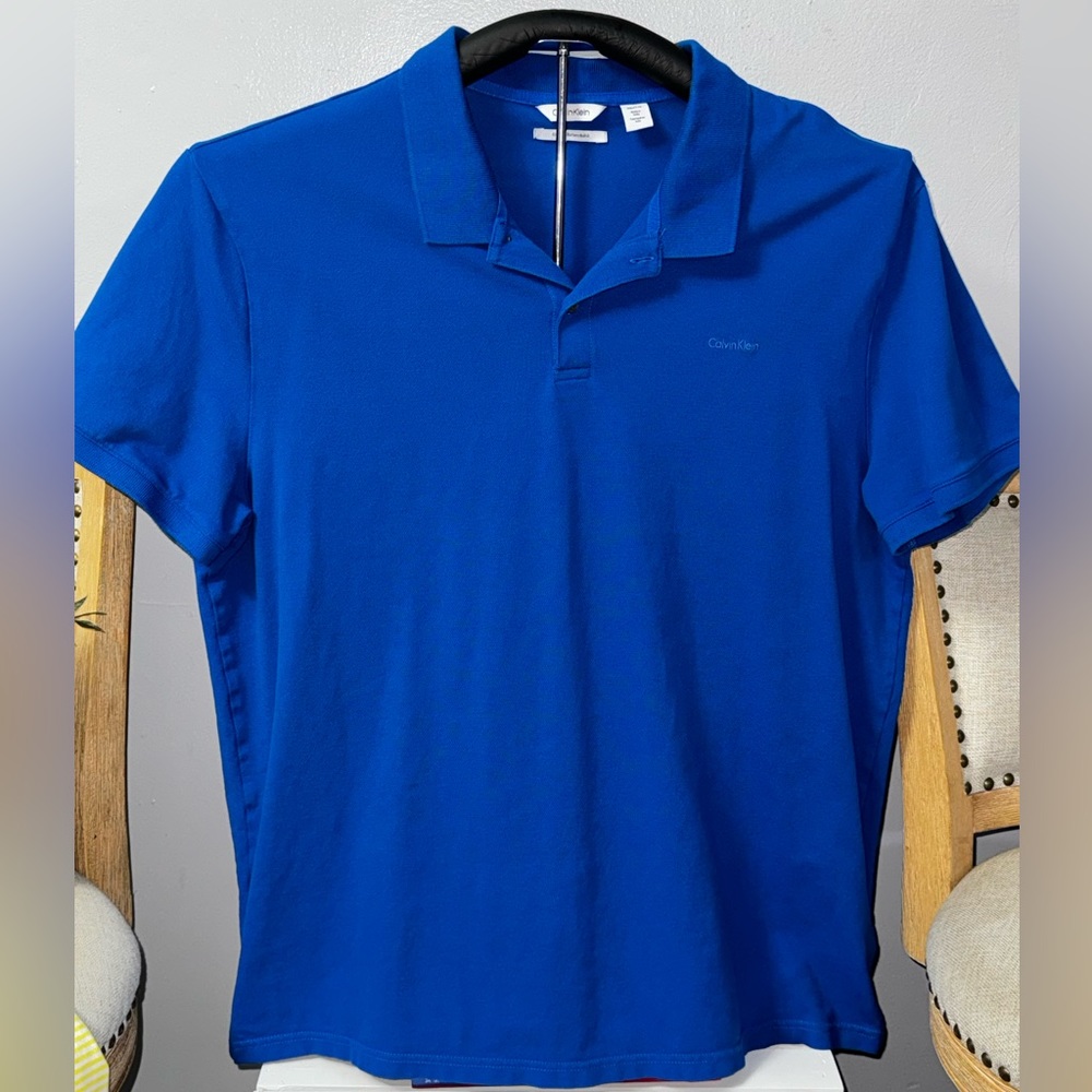 Calvin Klein Blue Polo XXL